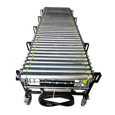 ποιότητας  Hotels Factory Price Unloading Artifact Powered Flexible Expandable Roller Conveyor εργοστάσιο