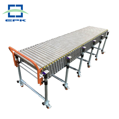Heat Resistant Unpowered Logistics Warehouse Stainless Steel Gravity Mobile Roller Conveyor