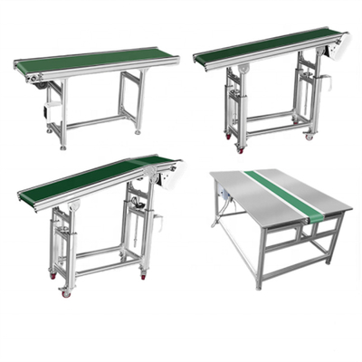 Customized Stainless Steel Profile Chain Conveyor Heat Resistant Aluminum Automatic Belt Conveyor