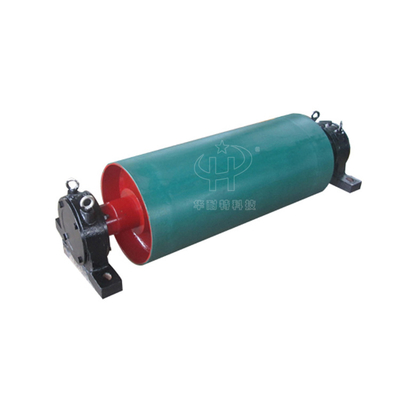 Belt Conveyor Belt Pulley Drum With Rubber Slowdown For Coal Mining