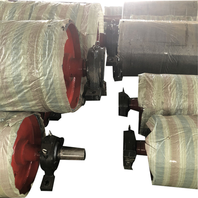 Belt Conveyor Steel Ceramic Non-driving Main Bend Pick Up Snub Tail Rubber Lagging Drum Pulley