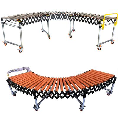 Heavy Duty Telescopic Steel Oil Conveyor Roller Gravity Curved Conveyor With Reasonable Price
