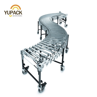 China Manufacturer Custom Made Powered Telescopic Oil Resistant Steel Roller / Flexible Roller Conveyor System