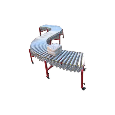 Fire Resistant Automatic Logistic Gravity Speed ​​System Stainless Steel Adjustable Roller Conveyor For Box Carton Bag