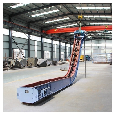 Factory Chain Scraper Conveyor Chain Heat Resistant Direct Conveyor For Wood Scrap