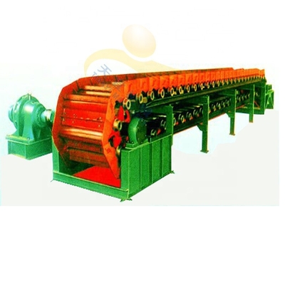 Heat Resistant Wear Resistant Slat Chain Conveyor For Bulk Material Handling