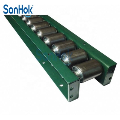 Hotels SK-5750P 60KG/Wheel Heavy Duty Load Capacity Roller Wheel Flow Rail For Ground Pallet Conveyor