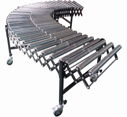 Heat Resistant Material Handling Equipment Heavy Duty Expandable Gravity Conveyor