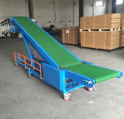 Oil Heavy Duty Bulk Dispenser Automatic Loading And Unloading Telescopic Belt Conveyor